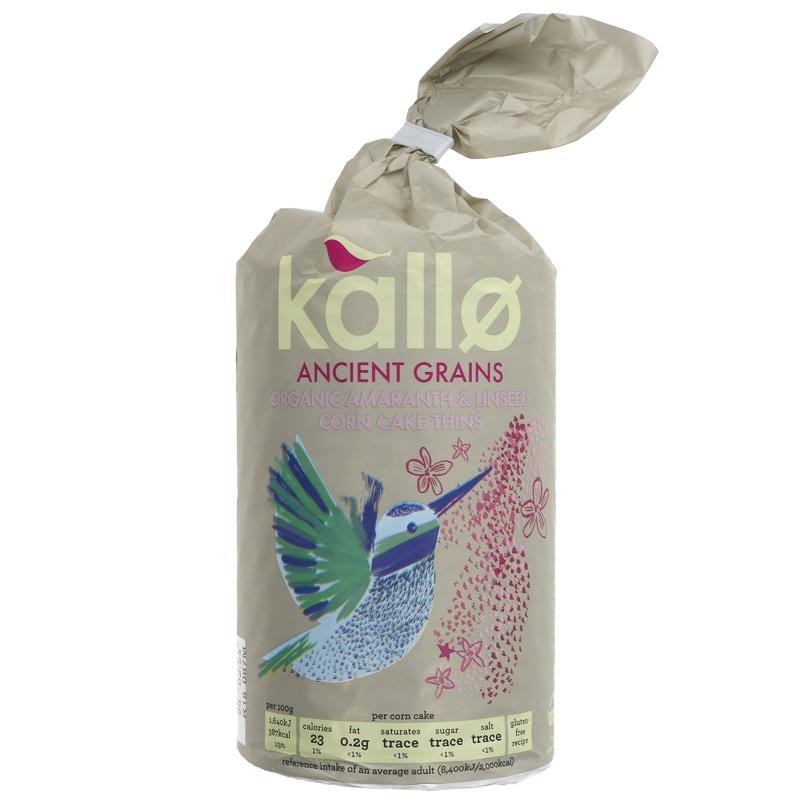 Kallo Ancient Grain Corn Cakes Fairhaven Wholefoods Ltd